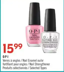 Pharmaprix O∙P∙I Nail Enamel or Nail Strengthener offer