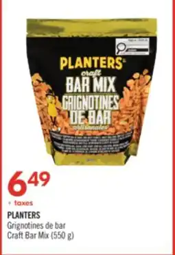 Pharmaprix PLANTERS Craft Bar Mix offer