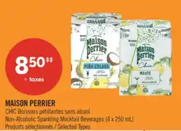 Pharmaprix MAISON PERRIER Non-Alcoholic Sparkling Mocktail Beverages offer