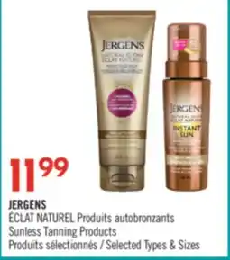 Pharmaprix JERGENS Sunless Tanning Products offer