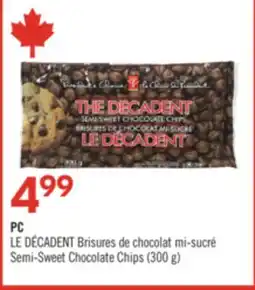 Pharmaprix PC Semi-Sweet Chocolate Chips offer