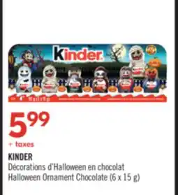 Pharmaprix KINDER Halloween Ornament Chocolate offer