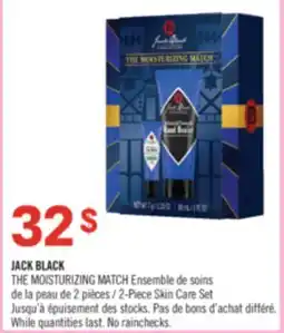 Pharmaprix JACK BLACK THE MOISTURIZING MATCH 2-Piece Skin Care Set offer