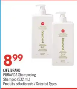 Pharmaprix LIFE BRAND PURAVIDA Shampoo offer