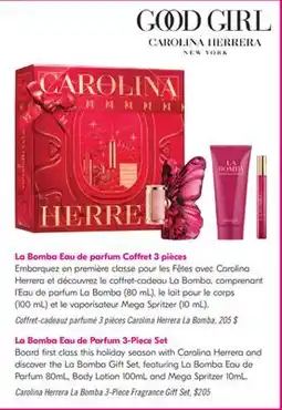 Pharmaprix Carolina Herrera La Bomba 3-Piece Fragrance Gift Set offer