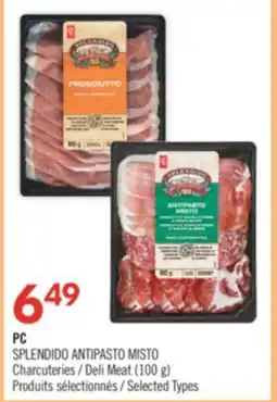 Pharmaprix PC SPLENDIDO ANTIPASTO MISTO Deli Meat (100 g) offer