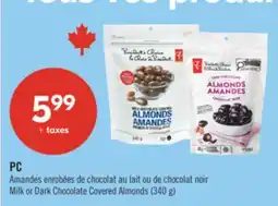 Pharmaprix PC Milk or Dark Chocolate Covered Almonds offer