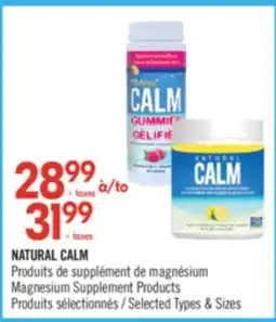 Pharmaprix NATURAL CALM Magnesium Supplement Products offer