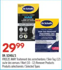 Pharmaprix DR. SCHOLL'S FREEZE AWAY Skin Tag (12) or Wart (10 - 12) Remover Products offer