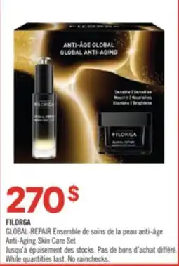 Pharmaprix FILORGA GLOBAL-REPAIR Anti-Aging Skin Care Set offer
