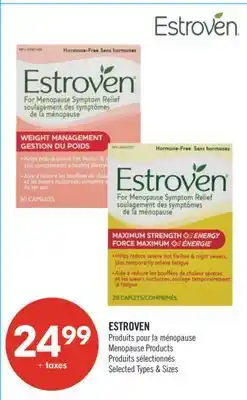 Pharmaprix ESTROVEN Menopause Products offer