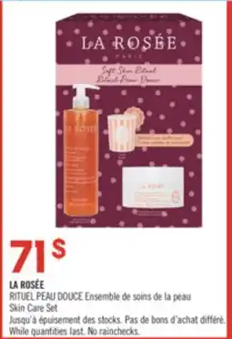 Pharmaprix LA ROSÉE RITUEL PEAU DOUCE Skin Care Set offer