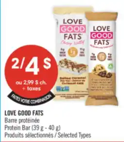 Pharmaprix LOVE GOOD FATS Protein Bar offer
