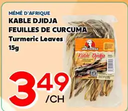 Marche Salaberry MÉMÉ D'AFRIQUE KABLE DJIDJA FEUILLES DE CURCUMA offer