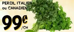 Marche Salaberry PERSIL ITALIEN ou CANADIEN offer