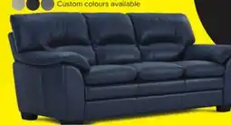 Leon's Kendrick Leather Sofa - Blue offer