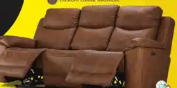 Leon's Santa Fe Power Reclining Sofa - Copper offer