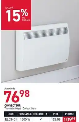 Matério CONVECTEUR offer
