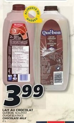 IGA Lait au chocolat offer