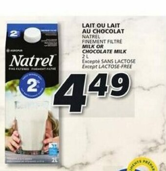 IGA Lait ou lait au chocolat offer