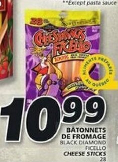 IGA Bâtonnets de fromage offer
