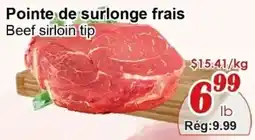 Marche C&T Beef sirloin tip offer