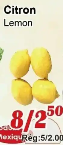 Marche C&T Lemon offer