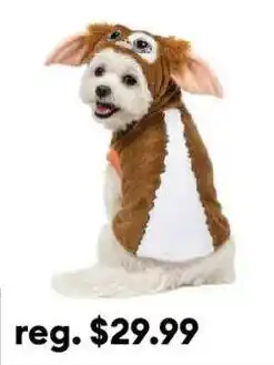 Petsmart dog costume offer