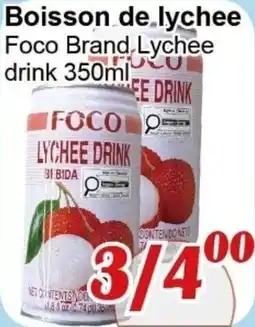 Marche C&T Foco lychee drink offer