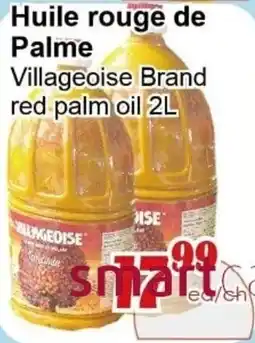 Marche C&T Villageoise Brand red palm oil offer