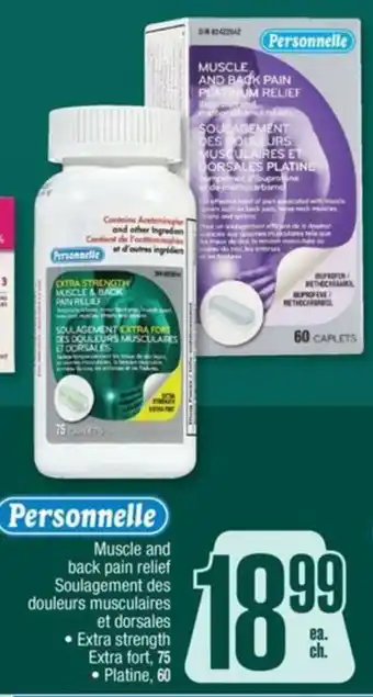Personnelle muscle and back pain relief
