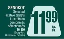 Jean Coutu Senokot selected laxative tablets offer