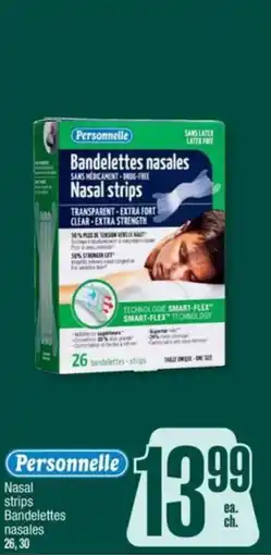 Jean Coutu Personnelle nasal strips offer