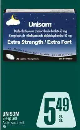 Jean Coutu Unisom sleep aid offer