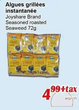 Marche C&T Joyshare Brand Seasoned roasted Seaweed offer