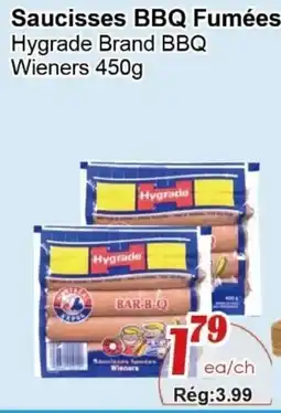 Marche C&T Hygrade saucisses bbq fumées offer