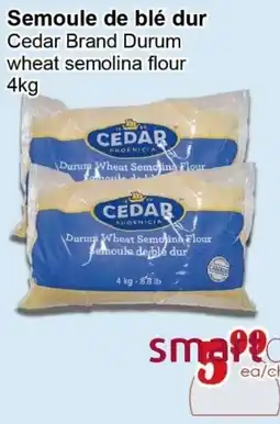 Marche C&T Cedar Brand Durum wheat semolina flour offer