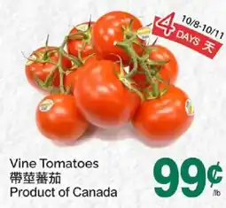 T&T Supermarket Vine Tomatoes offer