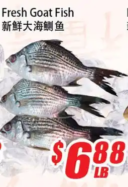 WinCo Food Mart Fresh Goat Fish offer