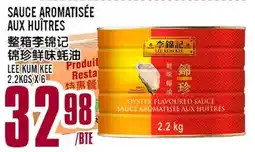 Marché Lian Tai SAUCE AROMATISÉE AUX HUÎTRES offer