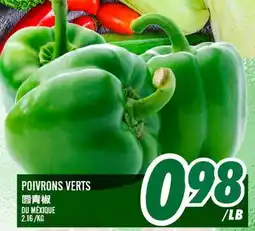 Marché Lian Tai POIVRONS VERTS offer