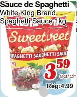 Marche C&T White King Brand Spaghetti Sauce offer
