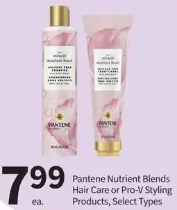 Pharmasave Pantene Nutrient Blends Hair Care or Pro-V Styling Products offer