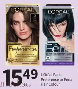 Pharmasave L'oreal Paris Preference or Feria Hair Colour offer
