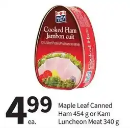 Pharmasave Maple Leaf Canned Ham offer