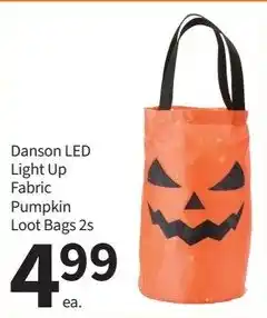 Pharmasave Danson LED Light Up Fabric Pumpkin Loopt Bags offer