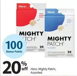 Pharmasave Hero. Mighty Patch, Assorted offer