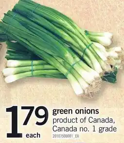 Loblaws green onions offer
