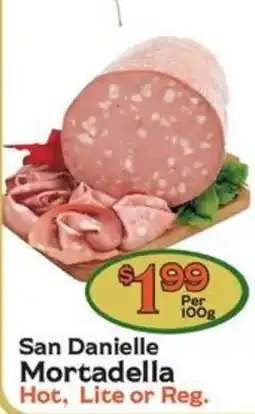 The Garden Basket San Danielle Mortadella offer