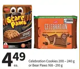 Pharmasave Celebration Cookies or Bear Paws offer